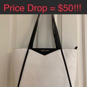 Michael Kors satchel. Black & White. (Gently Used)